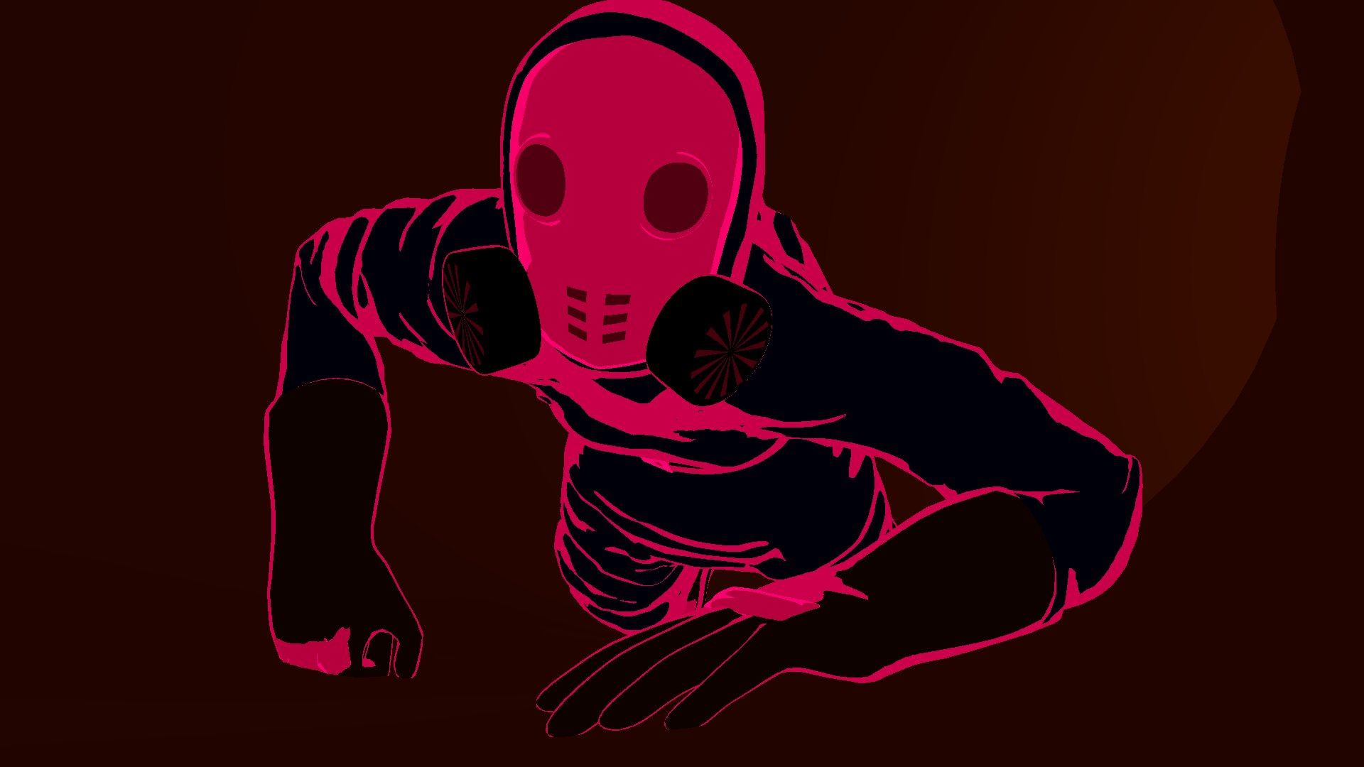Example of Anya rendered in the shadow.