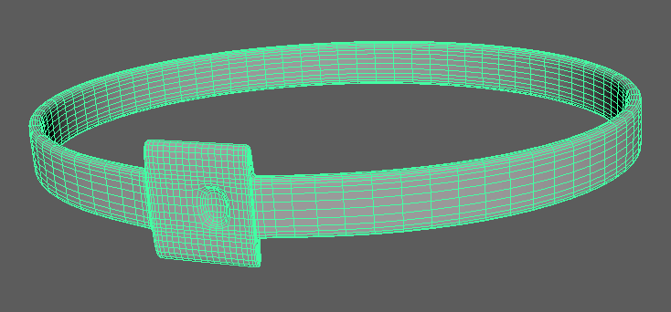 Belt wireframe.