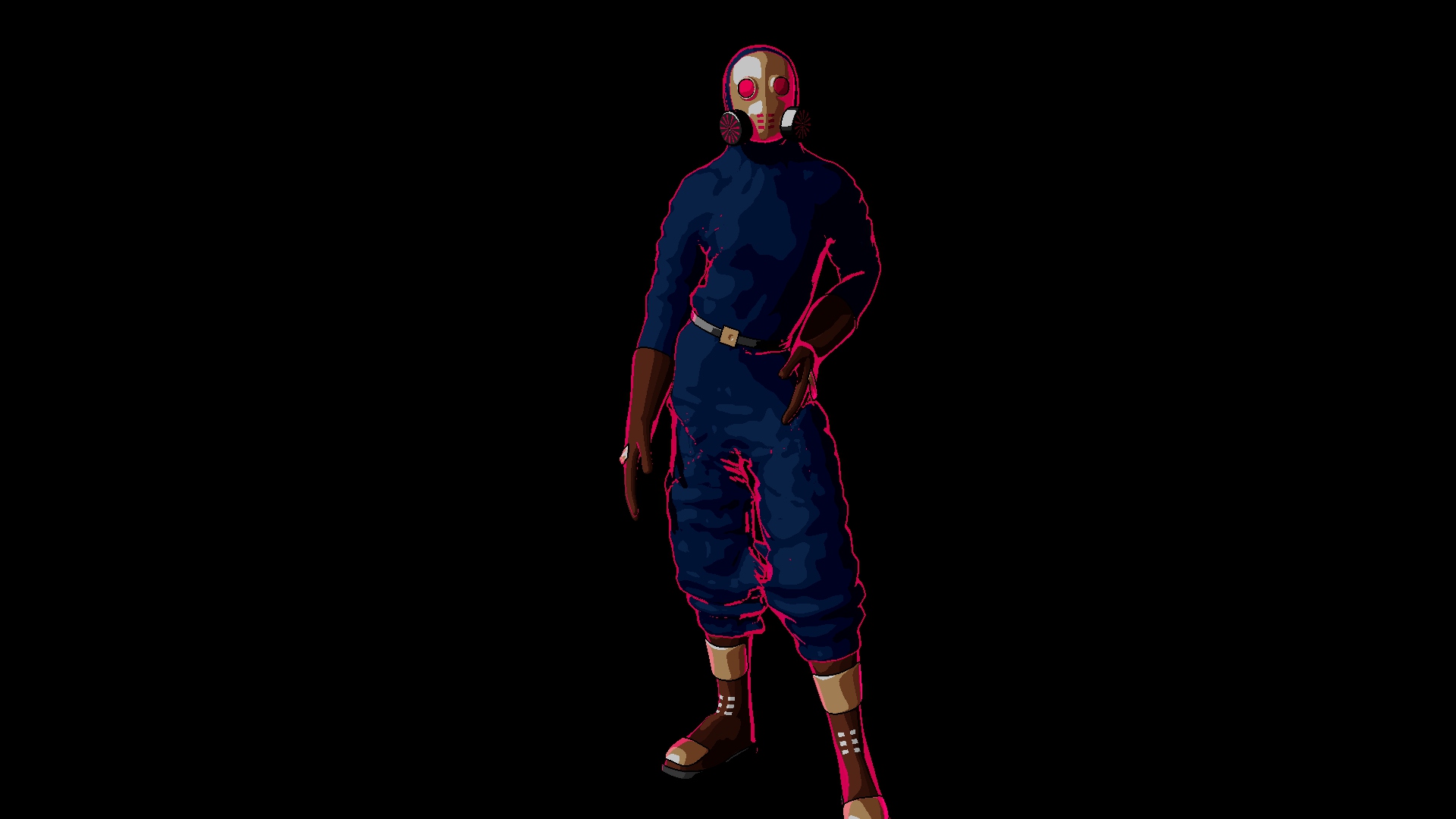 Showing texturing on Anya