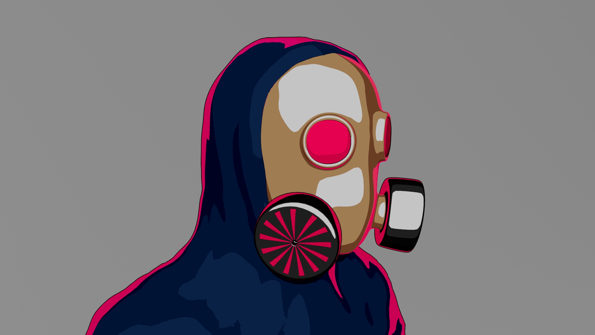 Mask closeup.